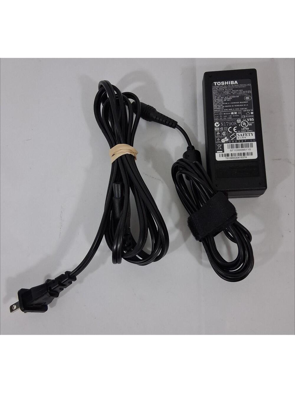 Genuine Toshiba Laptop AC/DC Power Adapter PA3714U-1ACA ADP-65JH AB 65W TESTED